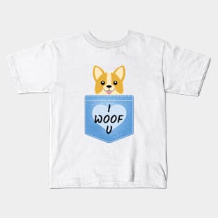 I woof u Kids T-Shirt